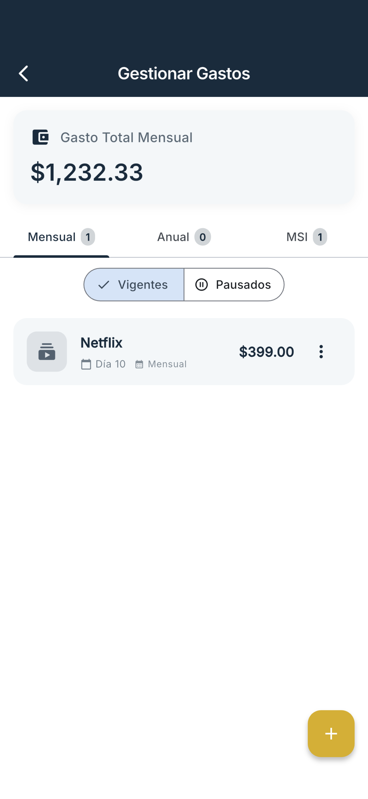 Vesta: Financial Peace Mind